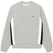 Sweat-shirt Lacoste SWEATSHIRT COLOR-BLOCK EN MOLLETON GRATTÉ GRIS ET ...