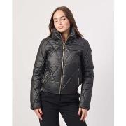 Blouson Yes Zee Veste courte noire , modèle matelassé