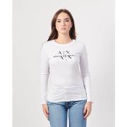 T-shirt EAX chemise à manches longues en coton