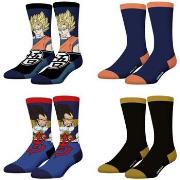 Chaussettes Freegun Lot de 4 paires de chaussette homme Dragon Ball Z