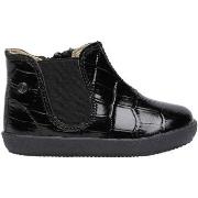 Bottines enfant Falcotto Bottines beatles en cuir imprimé croco CALVIN