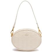 Sac Lacoste SAC OVALE MAHEKI EN CUIR EMBOSSÉ BEIGE