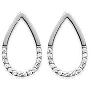 Boucles oreilles Brillaxis Boucles d'oreilles puces goutte argent