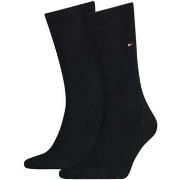 Chaussettes Tommy Hilfiger Two Pack Knitted Classic Socks Black