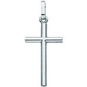 Pendentifs Brillaxis Pendentif croix or blanc 18 carats