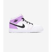 Baskets basses Air Jordan Jordan 1 mid Barely Grape