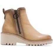 Bottines Porronet BOTINES DE PIEL CON CUÑA Y CREMALLERA CAMEL LEONA 46...