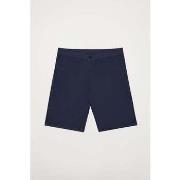 Short Polo Club Bermuda bleu marine Relaxed fit à logo brodé