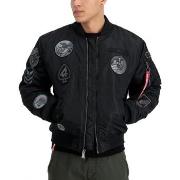 Blouson Alpha Bomber Ma-1 Patch NoirNoir