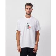 T-shirt BOSS T-shirt homme col rond avec imprimé étiquette