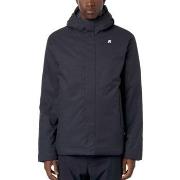 Blouson K-Way Veste Jacko Twill Bleu Marmotte