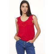 T-shirt Lee Cooper Débardeur AMACHI Cherry