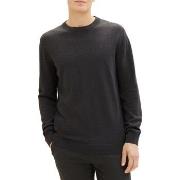 Pull Tom Tailor Pull CREW NECK BASIC Black Grey