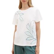 T-shirt Tom Tailor Tee Shirt Off White