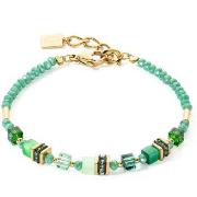 Bracelets Coeur De Lion Bracelet Mini Cubes vert