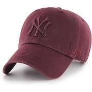 Casquette '47 Brand 47 CAP MLB NEW YORK YANKEES CLEAN UP DARK MAROON