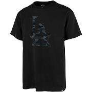 T-shirt '47 Brand 47 TEE MLB LOS ANGELES DODGERS ECHO JET BLACK