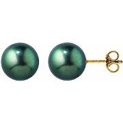 Boucles oreilles Brillaxis Boucles d'oreilles perle de Tahiti 8/8.5