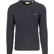 Sweat-shirt Gant Pullover Cable Marine