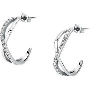 Boucles oreilles Morellato Boucles d'oreilles en acier et cristal