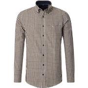 Chemise Casa Moda Chemise Beige A Carreaux