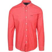 Chemise New Zealand Auckland NZA Chemise James Twill Rouge