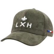 Casquette LXH Casquette suedine Ref 62311 Kaki blanche