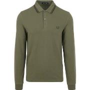 Sweat-shirt Fred Perry Polo à manches longues Vert W49