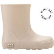 Bottes enfant IGOR Bottes de Pluie Barefoot Yogi Beige