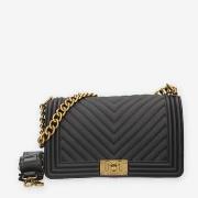 Sac Bandouliere Marc Ellis FLAT M_24-BLACK / LIGHT OTTONE