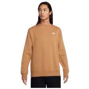 Sweat-shirt Nike SWEAT MARRON - FLAX/WHITE - M