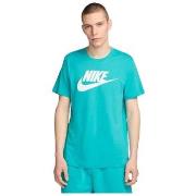 T-shirt Nike TEE SHIRT BLEU - DUSTY CACTUS - L