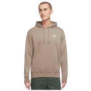 Sweat-shirt Nike SWEAT MARRON - KHAKI/KHAKI/WHITE - 3XL