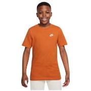 T-shirt enfant Nike TEE SHIRT K NSW TEE EMB FUTURA - CAMPFIRE ORANGE -...