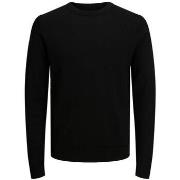 Pull Jack &amp; Jones 12216817 MERINO CREW-BLACK