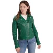 Blouson Daytona Blouson en cuir femme Ref 54124 Vert