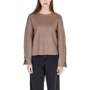 Pull Vila VICASSIE L/S BUTTON DETAIL KNIT TOP/R 14098875