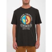 T-shirt Volcom Camiseta Section Farm To Yarn - Stealth