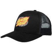 Casquette Santa Cruz Oval check flame