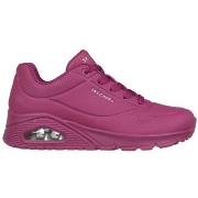 Baskets Skechers BASKETS UNO STAND ON AIR MAGENTA