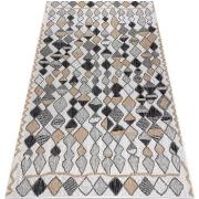 Tapis Rugsx Tapis SIZAL COOPER Diamants, Zigzag 22217 écru 120x170 cm