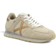 Bottines Munich Running Sneaker Donna Beige White 8620572