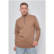 Pull Kebello Pull Col Zippé Beige H