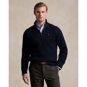 Sweat-shirt Ralph Lauren Pull demi-zip marine