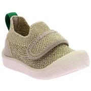 Boots enfant Kickers CHAUSSONS SOUPLES KITOUKRO BEIGE CHAMPAGNE