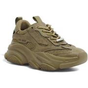 Chaussures Steve Madden Running Cam Sneaker Donna Olive POSS03S1