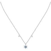 Bijoux Cleor Collier en argent 925/1000 et zircon