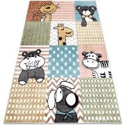 Tapis Rugsx Tapis FUN Pets pour enfants, animaux coloré 140x190 cm