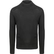 Sweat-shirt Profuomo Pull Turtleneck Merino Noir