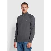 Pull Farah Sweat-shirt jim 1/4 zip - grey marl